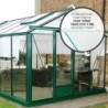 Lams Serre de jardin en verre Au choix 16.40m²