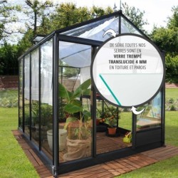 Lams Serre de jardin en verre Au choix 7.3m²