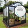 Lams Serre de jardin en verre Au choix 7.3m²