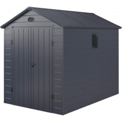 Jôbu Abri de jardin résine Polypropylène Gris 5.32m²