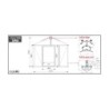 Lams Serre de jardin en verre Au choix 16.70m²