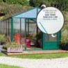 Lams Serre de jardin en verre Au choix 23m²