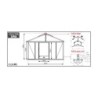 Lams Serre de jardin en verre Au choix 23m²