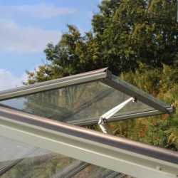 Lams Serre de jardin en verre Gris 38.20m²