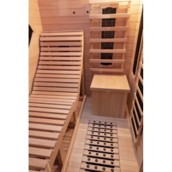 SNÖ Sauna infrarouge Bois massif Bois naturel