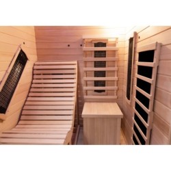 SNÖ Sauna infrarouge Bois massif Bois naturel