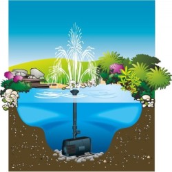 Ubbink Bassins hors sol Marron au sol : 1,08 / bassin : 0,77m²