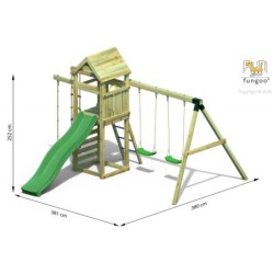 Fungoo Stations de jeux Bois massif