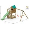 Fungoo Stations de jeux Bois massif