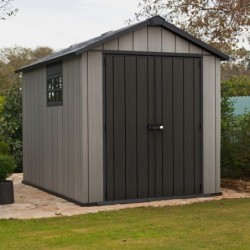 Keter Abri de jardin résine Polypropylène Gris 6.6m²