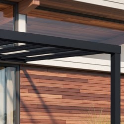 Canopia by Palram Toit de terrasse alu Aluminium Gris 12.2m²