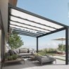 Canopia by Palram Toit de terrasse alu Aluminium Gris 17m²