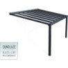 Canopia by Palram Toit de terrasse alu Aluminium Gris 17m²