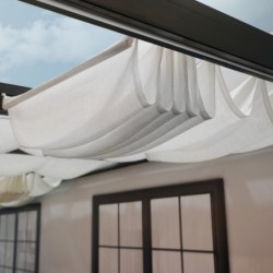 Canopia by Palram Toit de terrasse alu Aluminium Gris 17m²