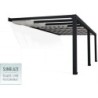 Canopia by Palram Toit de terrasse alu Aluminium Gris 22m²