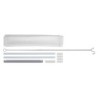 Canopia by Palram Toit de terrasse alu Aluminium Gris 22m²