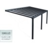 Canopia by Palram Toit de terrasse alu Aluminium Gris 24.5m²