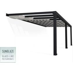 Canopia by Palram Toit de terrasse alu Aluminium Gris 24.5m²