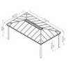 Canopia by Palram Tonnelles de jardin Aluminium Gris 22m²