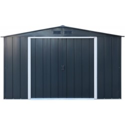Duramax Abri de jardin métal Acier Gris 7.79m²