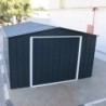 Duramax Abri de jardin métal Acier Gris 7.79m²