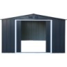 Duramax Abri de jardin métal Acier Gris 7.79m²