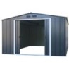 Duramax Abri de jardin métal Acier Gris 7.79m²