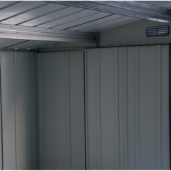 Duramax Abri de jardin métal Acier Gris 9.72m²