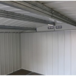 Duramax Abri de jardin métal Acier Gris 9.72m²