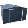Duramax Abri de jardin métal Acier Gris 11.69m²
