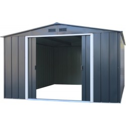 Duramax Abri de jardin métal Acier Gris 11.69m²