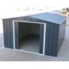 Duramax Abri de jardin métal Acier Gris 11.69m²
