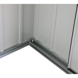 Duramax Abri de jardin métal Acier Gris 11.69m²