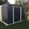 Duramax Abri de jardin métal Acier Gris 4.84m²