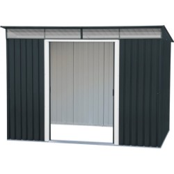 Duramax Abri de jardin métal Acier Gris 4.84m²