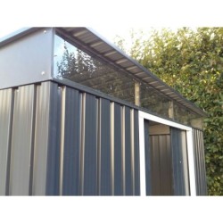 Duramax Abri de jardin métal Acier Gris 4.84m²