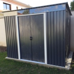 Duramax Abri de jardin métal Acier Gris 4.84m²