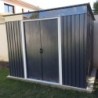 Duramax Abri de jardin métal Acier Gris 4.84m²