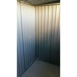 Duramax Abri de jardin métal Acier Gris 4.84m²