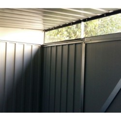 Duramax Abri de jardin métal Acier Gris 4.84m²