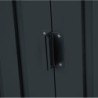Duramax Abri de jardin métal Acier Gris 4.84m²