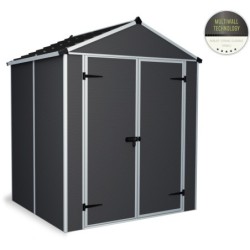 Canopia by Palram Abri de jardin résine Polycarbonate Gris 2.80m²