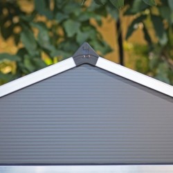 Canopia by Palram Abri de jardin résine Polycarbonate Gris 2.80m²