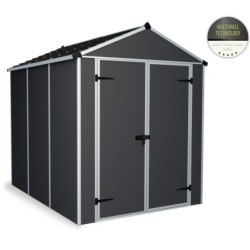Canopia by Palram Abri de jardin résine Polycarbonate Gris 4.2m²
