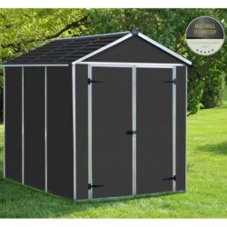 Canopia by Palram Abri de jardin résine Polycarbonate Gris 4.2m²