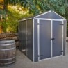 Canopia by Palram Abri de jardin résine Polycarbonate Gris 4.2m²