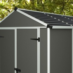 Canopia by Palram Abri de jardin résine Polycarbonate Gris 4.2m²