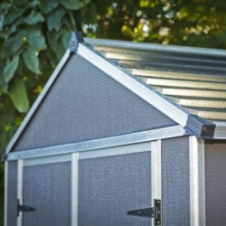 Canopia by Palram Abri de jardin résine Polycarbonate Gris 4.2m²