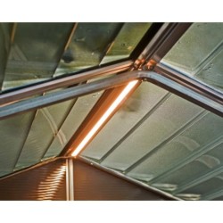Canopia by Palram Abri de jardin résine Polycarbonate Gris 4.2m²