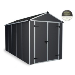 Canopia by Palram Abri de jardin résine Polycarbonate Gris 7m²